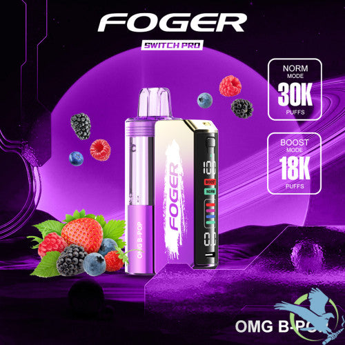 Foger Switch Pro Kit 30K Puffs 19ML Disposable Device & Power Bank - Display of 5