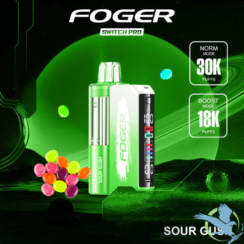 Foger Switch Pro Kit 30K Puffs 19ML Disposable Device & Power Bank - Display of 5