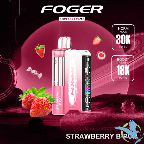 Foger Switch Pro Kit 30K Puffs 19ML Disposable Device & Power Bank - Display of 5