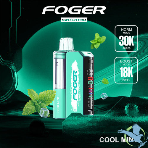 Foger Switch Pro Kit 30K Puffs 19ML Disposable Device & Power Bank - Display of 5