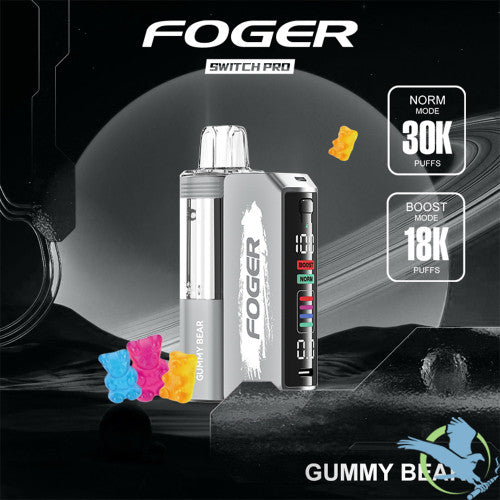 Foger Switch Pro Kit 30K Puffs 19ML Disposable Device & Power Bank - Display of 5