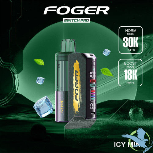 Foger Switch Pro Kit 30K Puffs 19ML Disposable Device & Power Bank - Display of 5