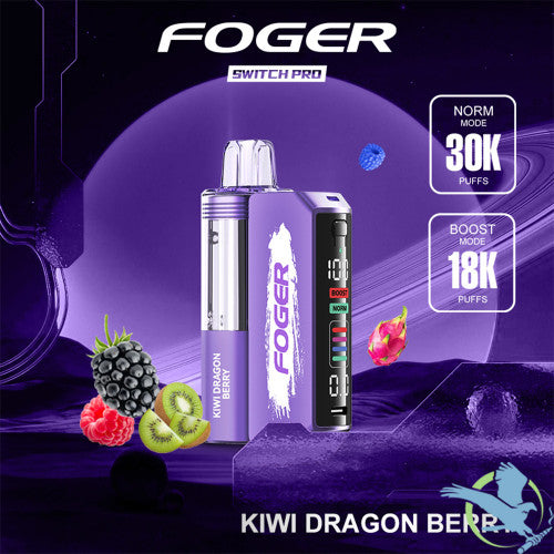 Foger Switch Pro Kit 30K Puffs 19ML Disposable Device & Power Bank - Display of 5
