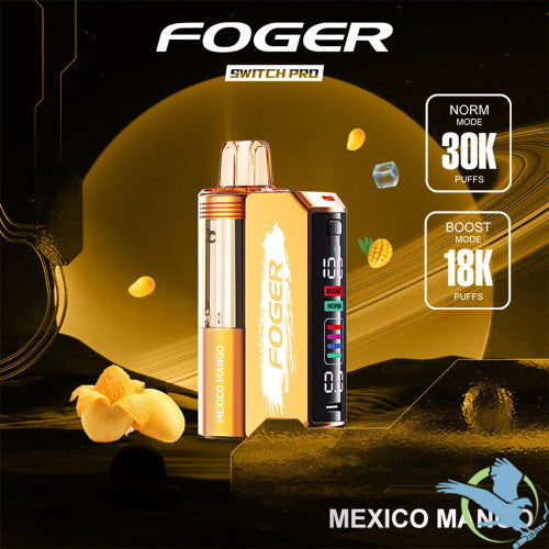 Foger Switch Pro Kit 30K Puffs 19ML Disposable Device & Power Bank - Display of 5