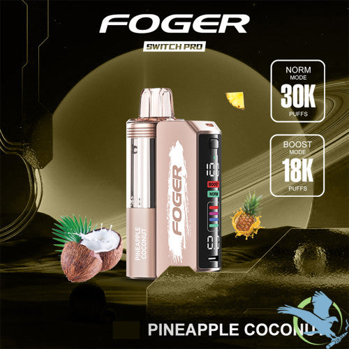 Foger Switch Pro Kit 30K Puffs 19ML Disposable Device & Power Bank - Display of 5