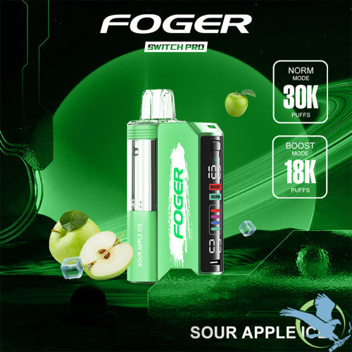 Foger Switch Pro Kit 30K Puffs 19ML Disposable Device & Power Bank - Display of 5