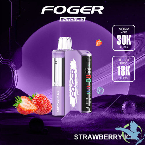 Foger Switch Pro Kit 30K Puffs 19ML Disposable Device & Power Bank - Display of 5
