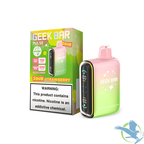 Geek Bar Pulse 16ML 15K Puffs Disposable Device With Battery & E-Liquid Full Screen - Display of 5