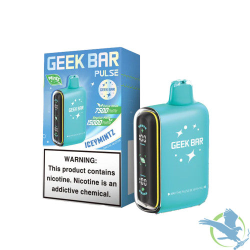 Geek Bar Pulse 16ML 15K Puffs Disposable Device With Battery & E-Liquid Full Screen - Display of 5