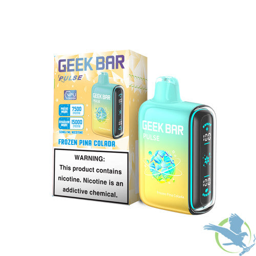 Geek Bar Pulse 16ML 15K Puffs Disposable Device With Battery & E-Liquid Full Screen - Display of 5