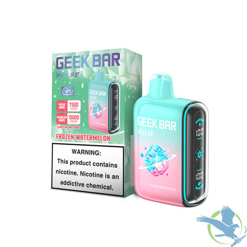 Geek Bar Pulse 16ML 15K Puffs Disposable Device With Battery & E-Liquid Full Screen - Display of 5