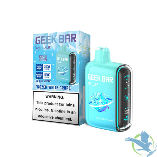 Geek Bar Pulse 16ML 15K Puffs Disposable Device With Battery & E-Liquid Full Screen - Display of 5