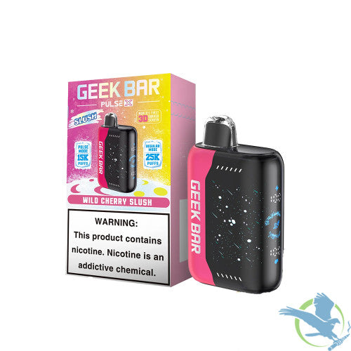 Geek Bar Pulse X 18ML 25K Puffs Disposable Vape Device With VPU & 3D Curved Screen - Display of 5