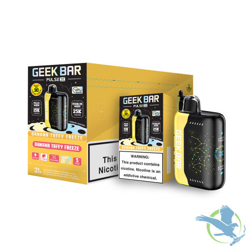 Geek Bar Pulse X 18ML 25K Puffs Disposable Vape Device With VPU & 3D Curved Screen - Display of 5