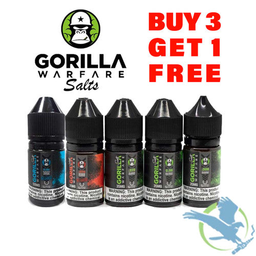 Gorilla Warfare Nicotine Salt E-Liquid 30ML