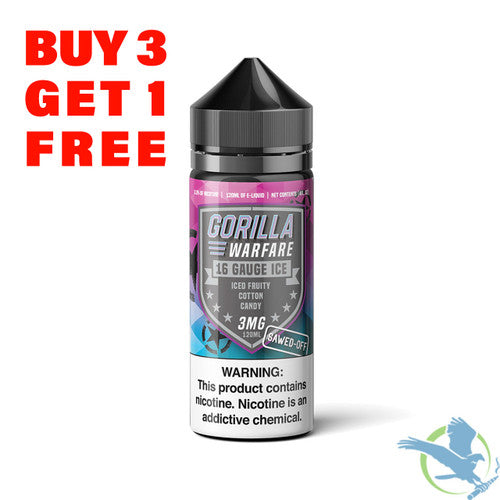 Gorilla Warfare SAWED-OFF E-Liquid 120ML