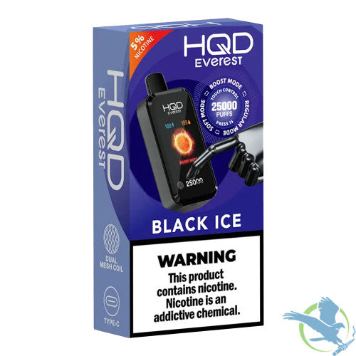 HQD Cuvie Everest 25K Puffs 28ML Disposable Device With Three Dynamic Modes & Touch Control Screen - Display of 5