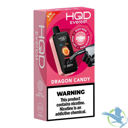 HQD Cuvie Everest 25K Puffs 28ML Disposable Device With Three Dynamic Modes & Touch Control Screen - Display of 5