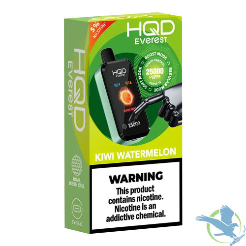 HQD Cuvie Everest 25K Puffs 28ML Disposable Device With Three Dynamic Modes & Touch Control Screen - Display of 5