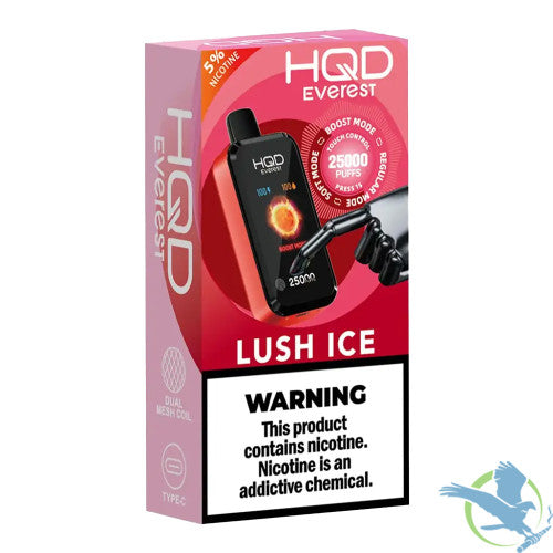 HQD Cuvie Everest 25K Puffs 28ML Disposable Device With Three Dynamic Modes & Touch Control Screen - Display of 5