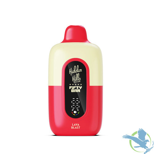 Hidden Hills Club x Fifty Bar 18ML 20K Puffs Disposable Device With Always Active Boost & Adjustable Airflow - Display of 5