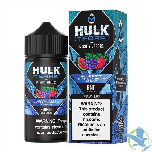 Hulk Tears Nicotine E-Liquid 100ML By Mighty Vapors