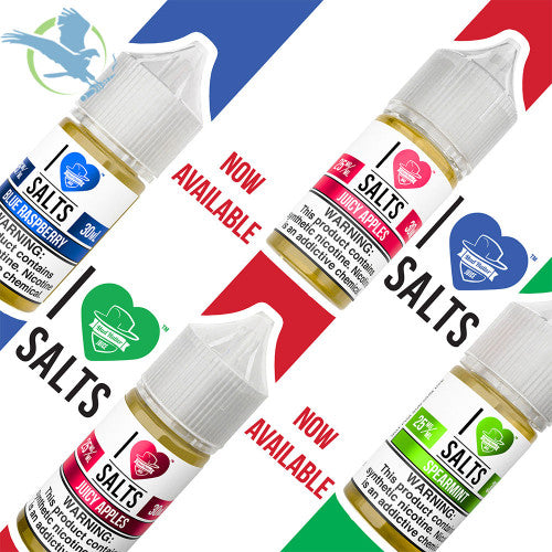 I Love Salts Synthetic Nicotine Salt E-Liquid By Mad Hatter 30ML