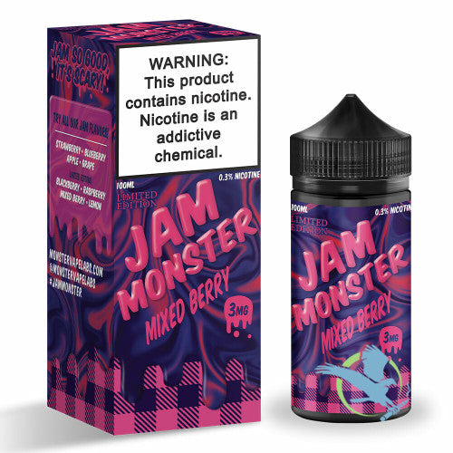 Jam Monster Synthetic Nicotine E-Liquid 100ML
