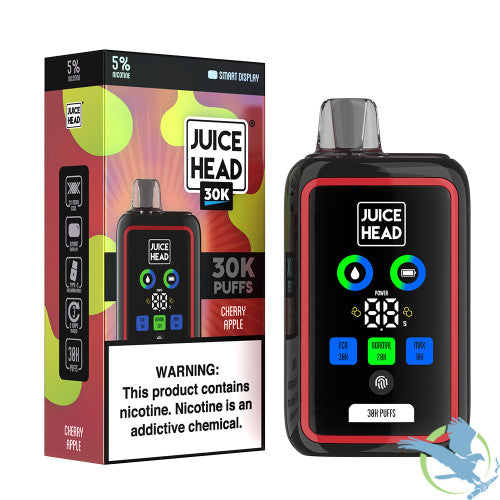 Juice Head 24ML 30K Puffs Disposable Device With 3 Vape Modes & Smart Screen - Display of 5