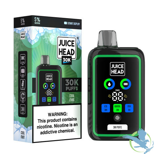 Juice Head 24ML 30K Puffs Disposable Device With 3 Vape Modes & Smart Screen - Display of 5