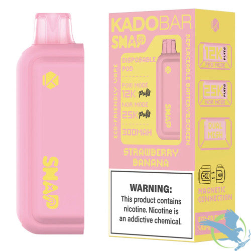 Kado Bar Snap 25K Puffs 18ML Disposable Pod Vape - Display of 5