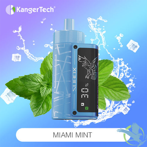 KangerTech SUBOX 50K Puffs 40ML Disposable Device With Adjustable Airflow & Digital Screen - Display of 5