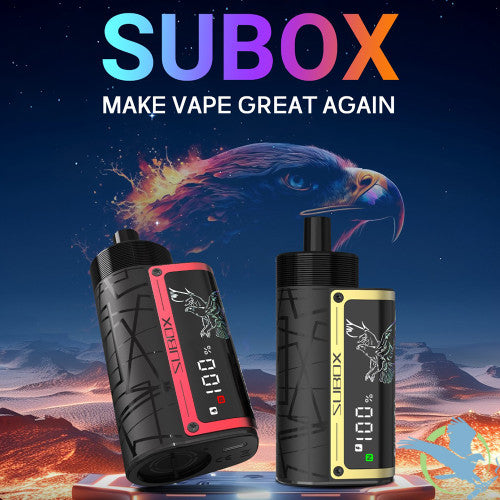 KangerTech SUBOX 50K Puffs 40ML Disposable Device With Adjustable Airflow & Digital Screen - Display of 5