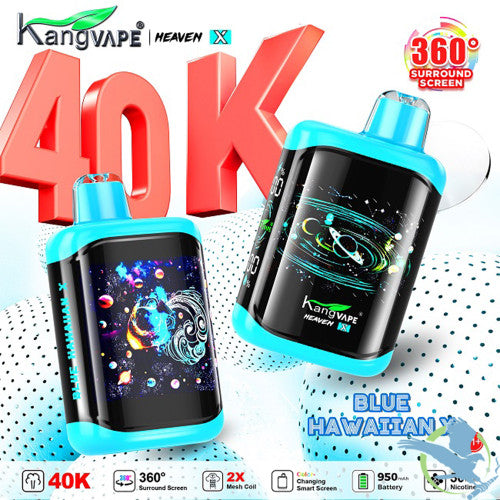 Kangvape Heaven X 40K Puffs 20ML Disposable Device With 360° Surround Screen - Display of 5