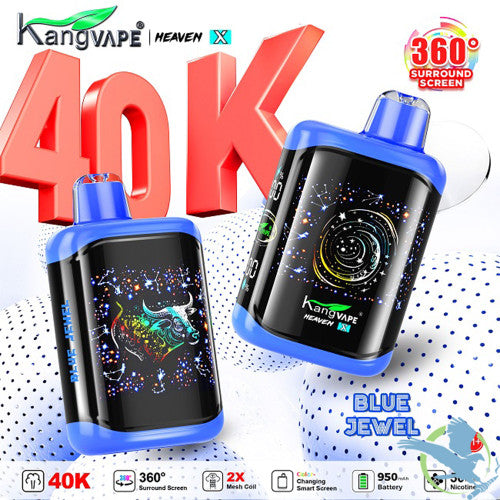 Kangvape Heaven X 40K Puffs 20ML Disposable Device With 360° Surround Screen - Display of 5
