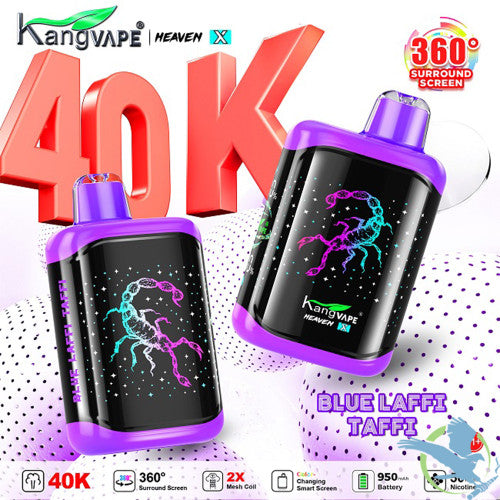 Kangvape Heaven X 40K Puffs 20ML Disposable Device With 360° Surround Screen - Display of 5