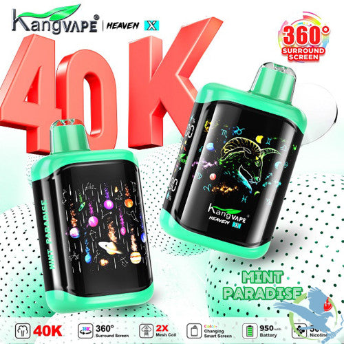 Kangvape Heaven X 40K Puffs 20ML Disposable Device With 360° Surround Screen - Display of 5