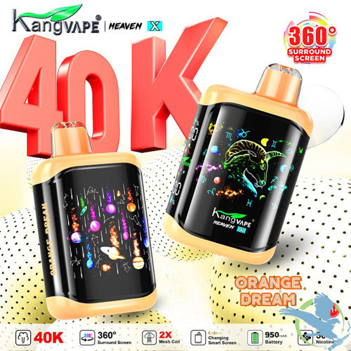 Kangvape Heaven X 40K Puffs 20ML Disposable Device With 360° Surround Screen - Display of 5