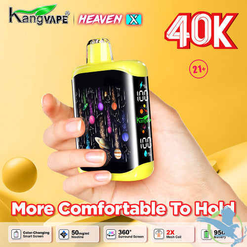 Kangvape Heaven X 40K Puffs 20ML Disposable Device With 360° Surround Screen - Display of 5