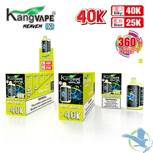 Kangvape Heaven X 40K Puffs 20ML Disposable Device With 360° Surround Screen - Display of 5