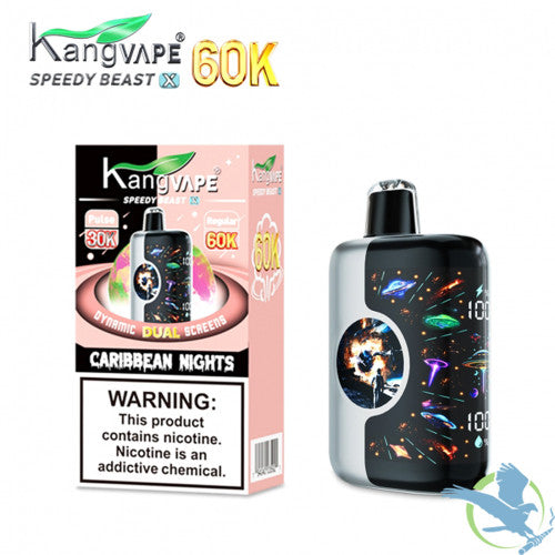 Kangvape Speedy Beast X 60K Puffs 20ML Disposable Device With Dynamic Dual Screens - Display of 5