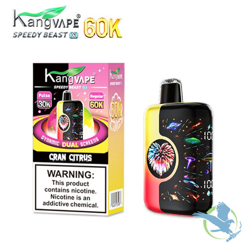 Kangvape Speedy Beast X 60K Puffs 20ML Disposable Device With Dynamic Dual Screens - Display of 5