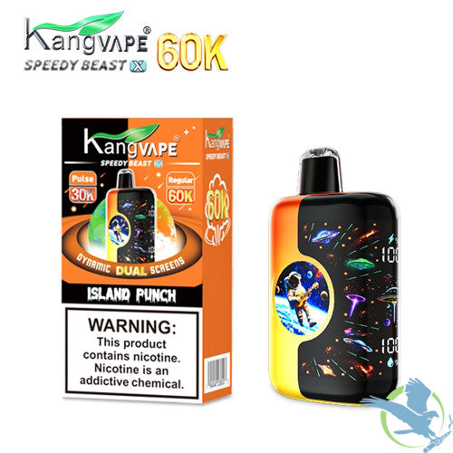 Kangvape Speedy Beast X 60K Puffs 20ML Disposable Device With Dynamic Dual Screens - Display of 5