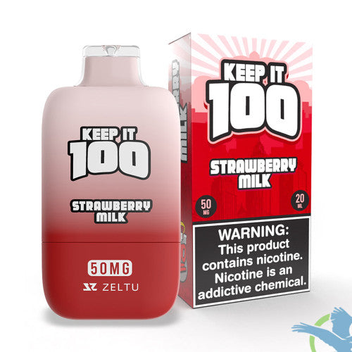 Keep It 100 20ML 20K Puffs Disposable Device With Adjustable Airflow & Digital Screen - Display of 5