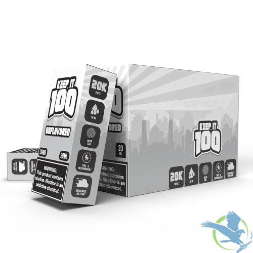 Keep It 100 20ML 20K Puffs Disposable Device With Adjustable Airflow & Digital Screen - Display of 5