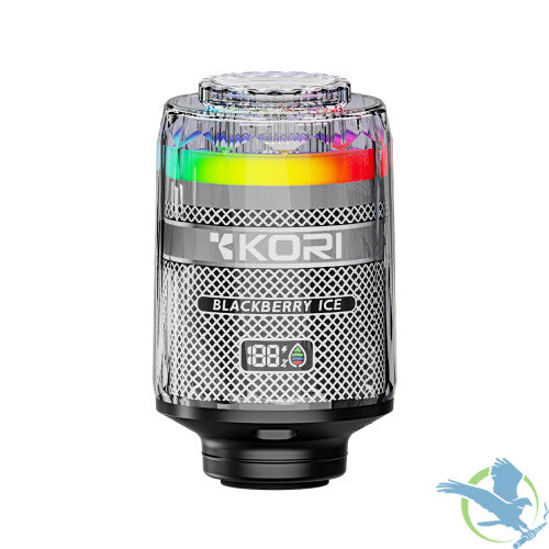 Kori 120K Puffs 60ML Disposable Hookah Vape Head With RGB Light & LED Screen - Display of 4