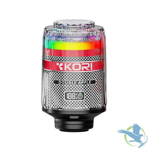 Kori 120K Puffs 60ML Disposable Hookah Vape Head With RGB Light & LED Screen - Display of 4