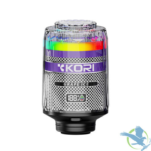 Kori 120K Puffs 60ML Disposable Hookah Vape Head With RGB Light & LED Screen - Display of 4