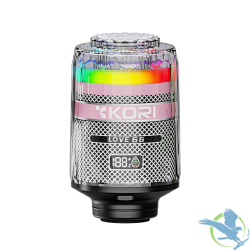 Kori 120K Puffs 60ML Disposable Hookah Vape Head With RGB Light & LED Screen - Display of 4