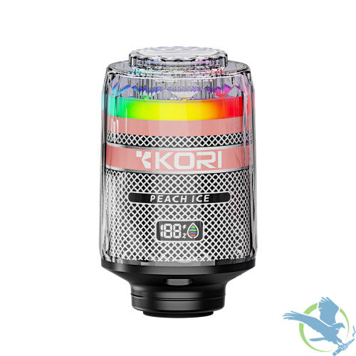 Kori 120K Puffs 60ML Disposable Hookah Vape Head With RGB Light & LED Screen - Display of 4